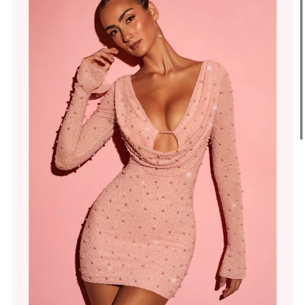 Oh Polly dress BLUSH